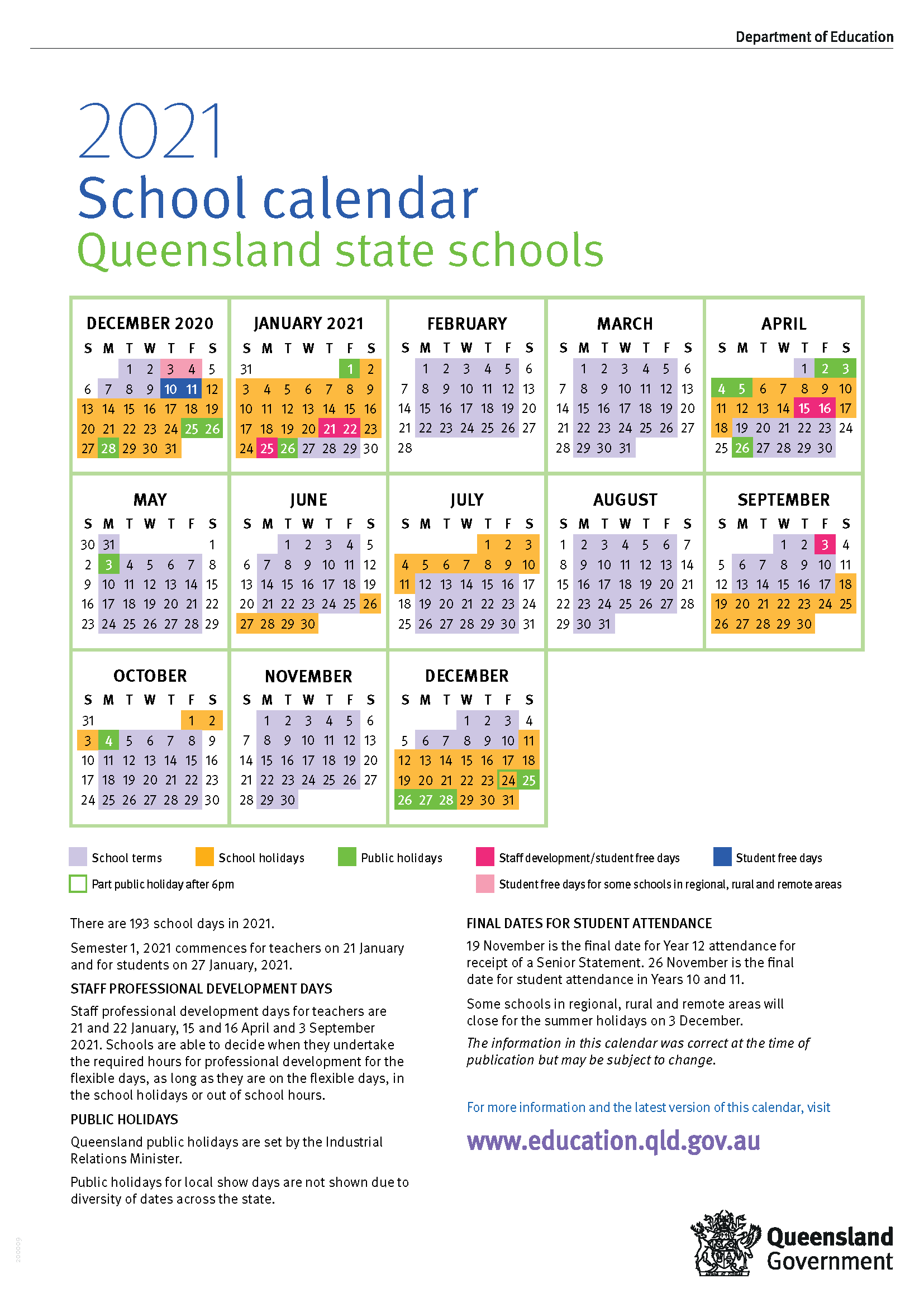 Term Dates