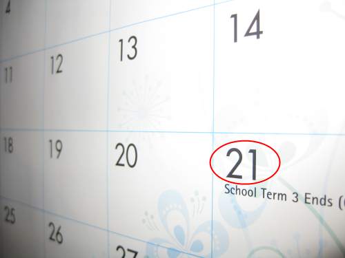 C-image of calendar with date circled